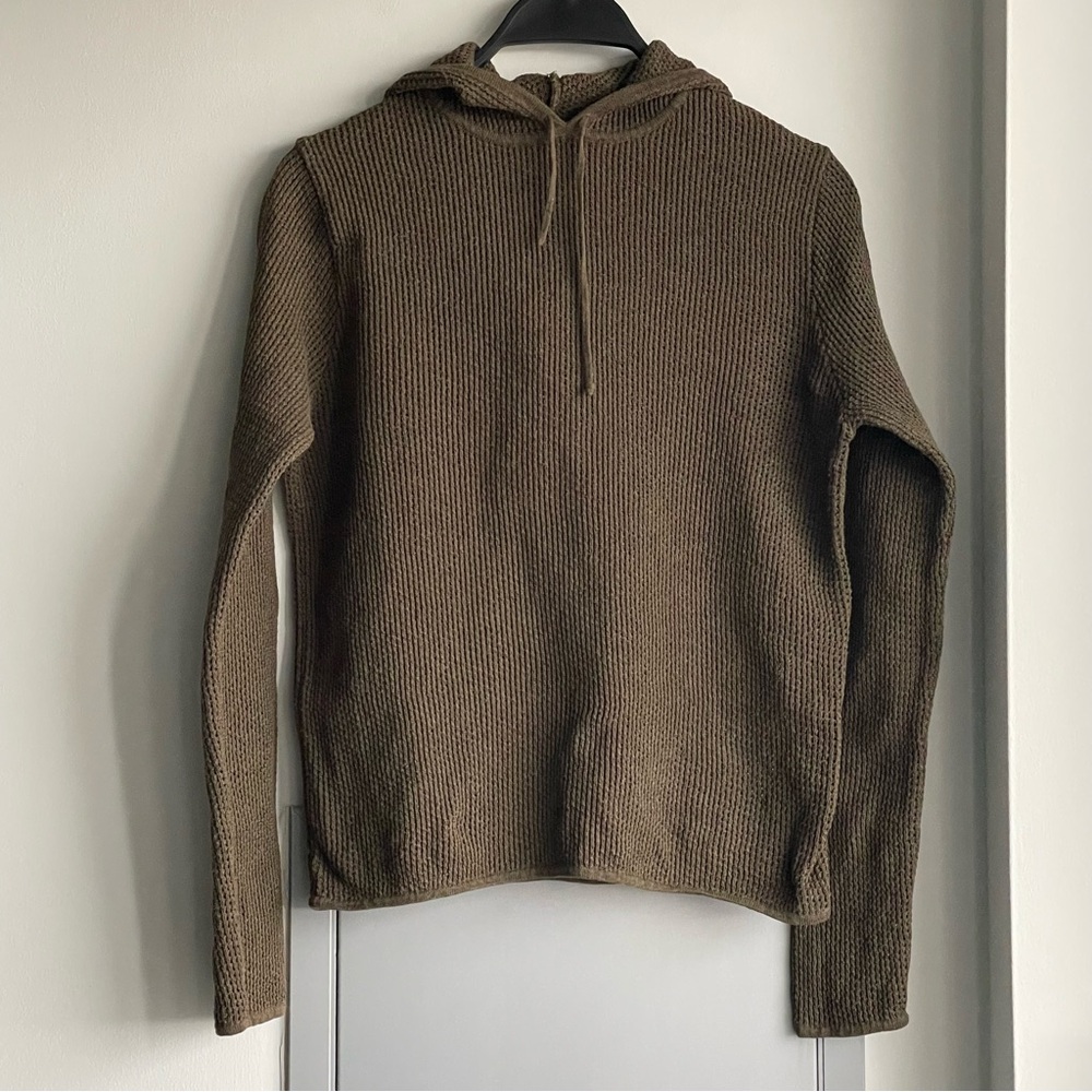 LAUREN RALPH LAUREN Army Green Hooded Sweater
